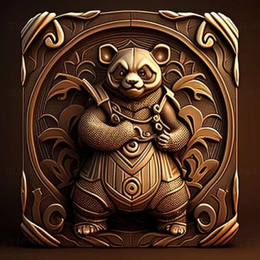 3D model Kung Fu Panda 2 game (STL)